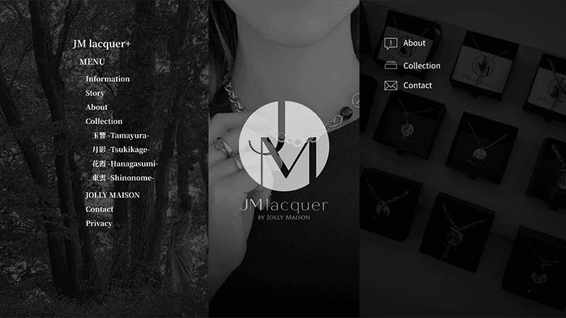 東京ウェブのサイト制作実績 JM lacquer+(ジェイエム ラッカー)